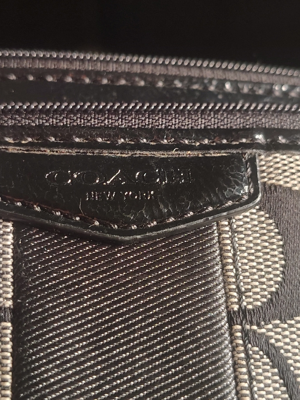 Coach Wristlet Wallet Signature Canvas